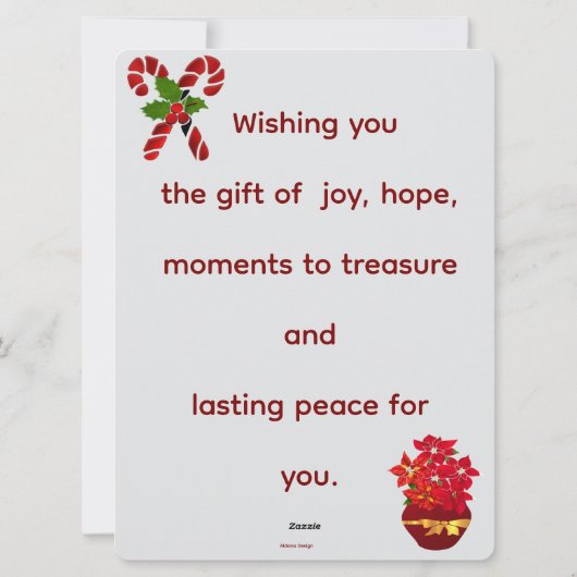 Have a Holly Jolly Christmas  Feestdagenkaart (Achterkant)