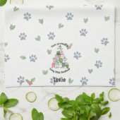 Have a little furry little Christmas Theedoek (Gevouwen)