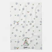 Have a little furry little Christmas Theedoek (Verticaal)