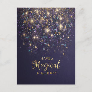 "Have a Magical Birthday" beroemd gemaakt door Gli Feestdagenkaart
