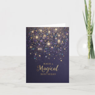 "Have a Magical Birthday" beroemd gemaakt door Gli Notitiekaartje