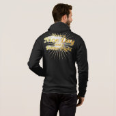 "Have a Nice Day & a Better Night": Elegant Gold S Hoodie (Achterkant volledig)