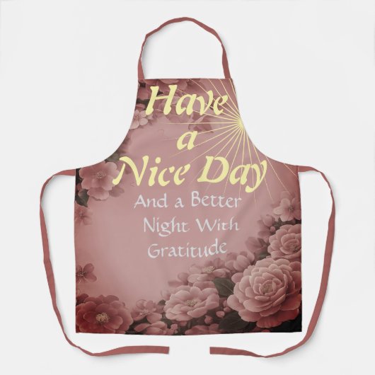 Have a Nice Day: Better Night | Gratitude SoftRose Schort (Voorkant)
