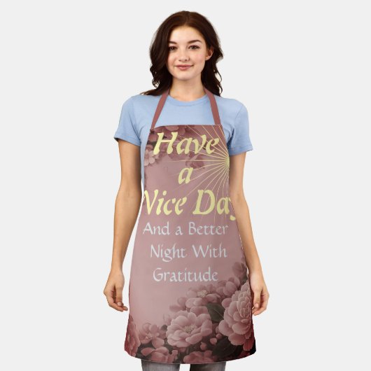 Have a Nice Day: Better Night | Gratitude SoftRose Schort (Gedragen)