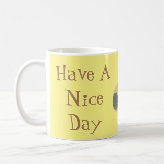 Have A Nice Day Koffiemok (Links)