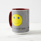 Have a nice day mok (Voorkant links)