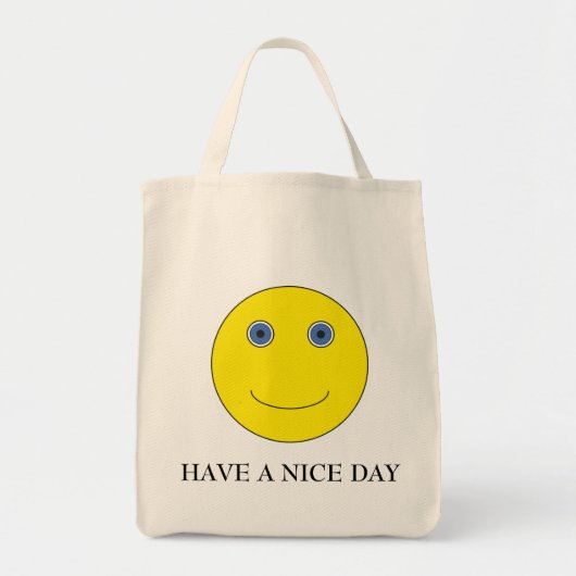 Have a nice day tote bag (Voorkant)