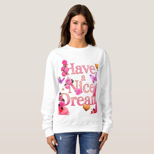 Have a Nice Dream - Gezellig esthetisch sweatshirt (Voorkant volledig)