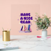 Have A nice Read Acryl Bord (Huwelijk)