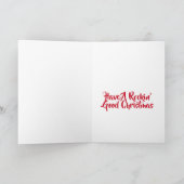 Have A Rockin' Good Christmas Folded Greeting Card Kaart (Binnen)