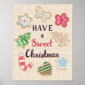 Have a Sweet Christmas Art Print (Voorkant)