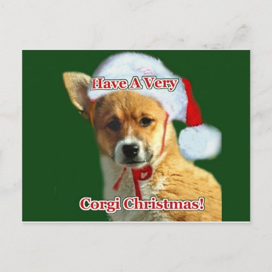 Have a Very Corgi Christmas-Mercy Feestdagenkaart (Voorkant)