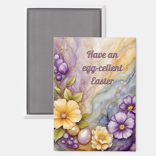 ~ HAVE AN EGG-CELLENT EASTER ~ Magnet (Voorkant / Achterkant)