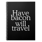 Have Bacon Will Travel Notitieboek (Voorkant)