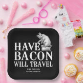 Have Bacon Will Travel Papieren Bordje (Feest)