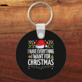 Have Everything I Want For Christmas Couple Pajama Sleutelhanger (Voorkant)