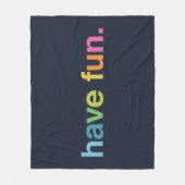 Have fun fleece deken (Voorkant)