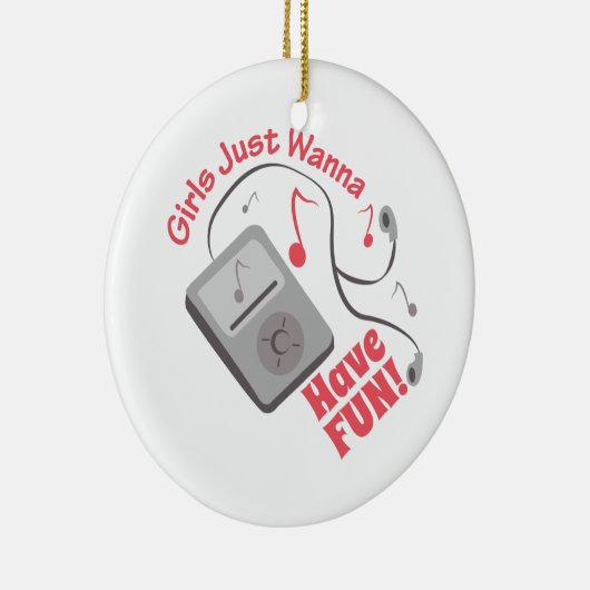 have Fun Keramisch Ornament (Rechts)