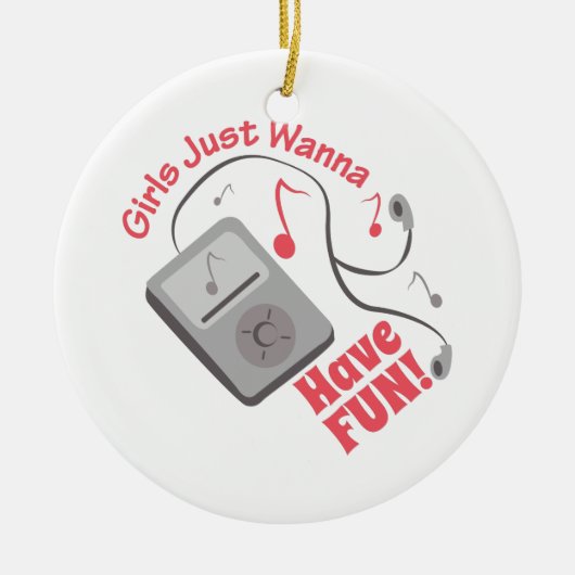 have Fun Keramisch Ornament (Voorkant)