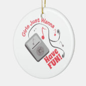 have Fun Keramisch Ornament (Links)