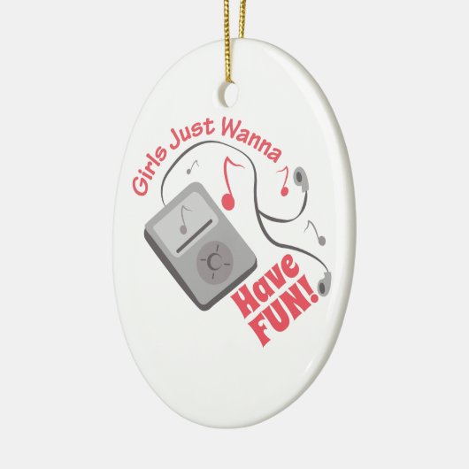 have Fun Keramisch Ornament (Links)