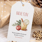 have Fun | Labels voor kerstcadeautjes met Drink Cadeaulabel