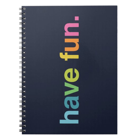 Have fun notitieboek (Voorkant)