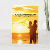 Have fun on your honeymoon. kaart (Achterkant)