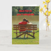 Have fun on your honeymoon. kaart (Gele Bloem)