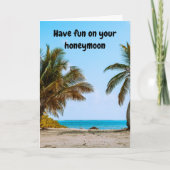 Have fun on your honeymoon. kaart (Voorkant)