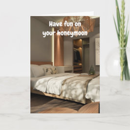 Have fun on your honeymoon. kaart