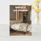 Have fun on your honeymoon. kaart (Gele Bloem)