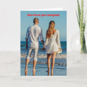 Have fun on your honeymoon. kaart (Voorkant)