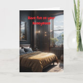 Have fun on your honeymoon. kaart (Voorkant)