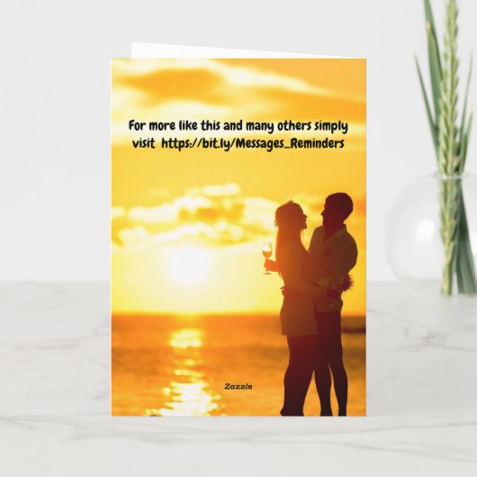 Have fun on your honeymoon. kaart (Achterkant)