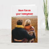 Have fun on your honeymoon. kaart (Voorkant)