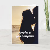 Have fun on your honeymoon. kaart (Voorkant)