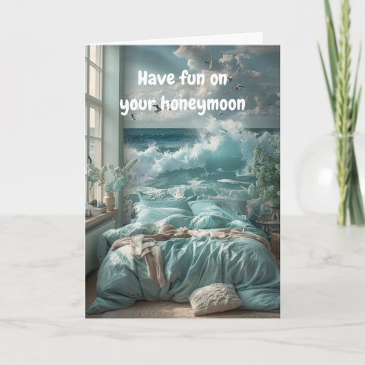 Have fun on your honeymoon. kaart (Voorkant)