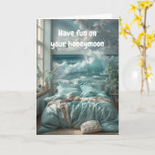 Have fun on your honeymoon. kaart (Gele Bloem)