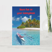 Have fun on your honeymoon. kaart (Voorkant)