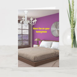 Have fun on your honeymoon. kaart