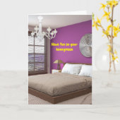 Have fun on your honeymoon. kaart (Gele Bloem)