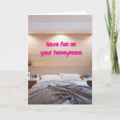Have fun on your honeymoon. kaart (Voorkant)