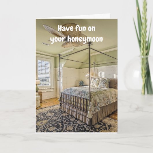 Have fun on your honeymoon. kaart (Voorkant)