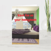 Have fun on your honeymoon. kaart (Voorkant)