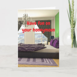 Have fun on your honeymoon. kaart