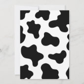Have You Heard the Moos Pink Cow Print Birthday Kaart (Achterkant)