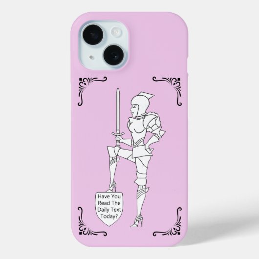 "Have You Read the Daily Text Today?" Case-Mate iPhone Case (Achterkant)