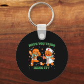Have You Tried Icing It Funny Gingerbread Rn Nurse Sleutelhanger (Voorkant)