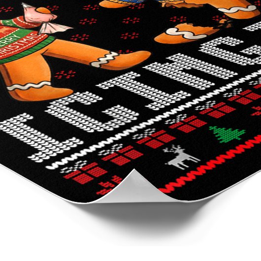 Have You Tried Icing It Ugly Christmas Gingerbread Poster (Hoek)